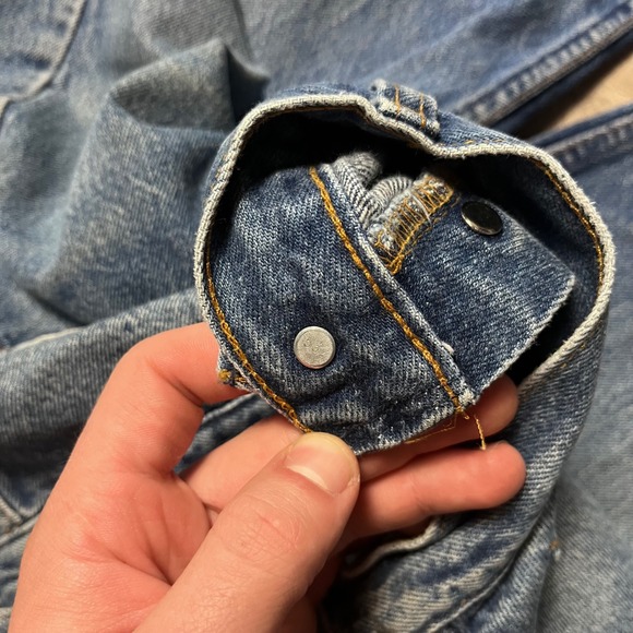 Vintage 80s Levi's 501 Jeans Mens Medium Wash Button Fly Denim True Size: 36x32 - Picture 8 of 14